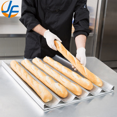 RK Bakeware China Foodservice NSF 600X400/18X26inch/800X600 Komersial Antilengket French Baguette Bread Baking Tray