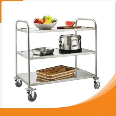 RK Bakeware China Foodservice NSF Kitchen Food Tray Trolley Cart Trolley Stainless Steel untuk Restoran