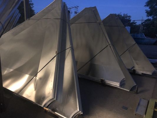 Tangki Penyimpanan Atap Kubah Geodesik Aluminium Atap Kubah Aluminium / Kubah Lembaran Logam Luar Ruangan