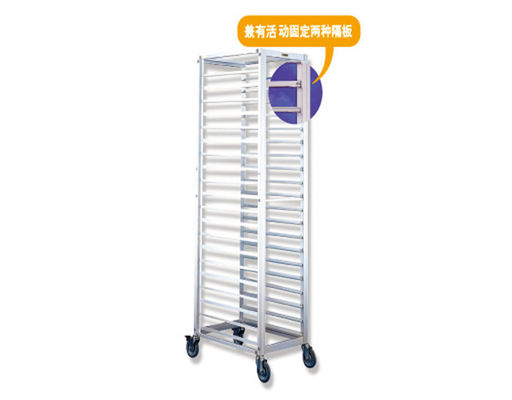 RK Bakeware China Foodservice NSF Custom 800 600 MIWI Rak Oven Stainless Steel Baking Tray Trolley Gastronorm Trolley
