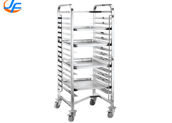 RK Bakeware China Foodservice NSF Custom Double Oven Rack Baking Tray Trolley Trolley Oven Tugas Berat