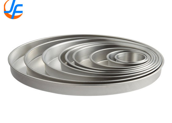 RK Bakeware China Foodservice NSF 10 Inch Aluminium Putaran Lapisan Cetakan Kue dan Panci Pizza Deep Dish Dinding Samping