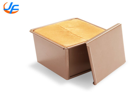 RK Bakeware China Foodservice NSF Kapasitas Besar Baking Pullman Pan Toast Box Dengan Penutup Pullman Bread Pan