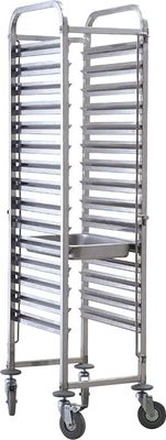 RK Bakeware China-Sinlge Oven Rack 610x750x1800 Baking Tray Bakery Trolley Untuk Industri