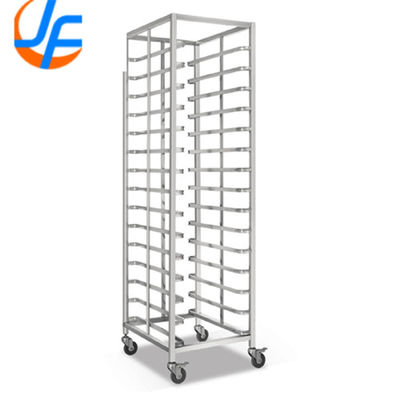 RK Bakeware China-Aluminium Ukuran Penuh Bun Sheet Pan Rack 10 Shelf Restaurant Bakery Cart tier