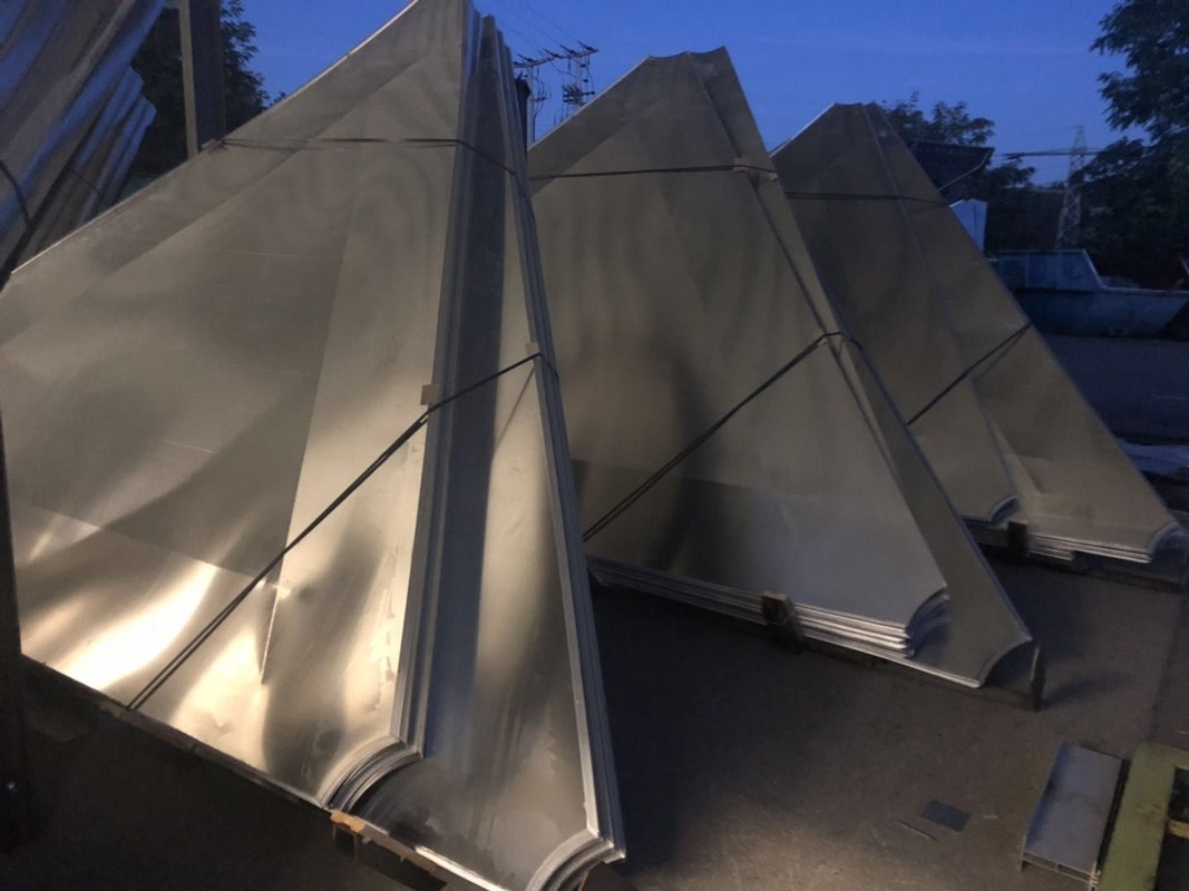 Tangki Penyimpanan Aluminium Dome Roof / Outdoor Stamping Sheet Metal Dome