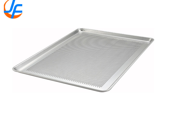 Sliver Aluminium Baking Tray Perforated Aluminium Sheet Cake Pan Untuk