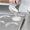 RK Bakeware China Foodservice 15 Cetakan Aluminized Steel Hamburger Bun Tray / Muffin Top / Cookie Baking Pan