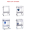 RK Bakeware China Foodservice NSF Stainless Steel Trolley Medis Rumah Sakit dengan Laci
