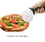 10cm Stainless Steel 430 Pizza Wheel Cutter Dengan Pp Handle Pemotong Plastik Bulat Server