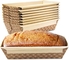 Sekali Pakai Kertas Kraft Baking Loaf Pan Cetakan Bergelombang Pulp Kayu