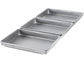 RK Bakeware China Foodservice NSF 4 Straps Pullman Loaf Pans, Aluminized Steel Bread Loaf Pan Sandwich Box