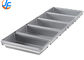 RK Bakeware Foodservice NSF Commercial 4 Straps Aluminium Loaf Bread Pans Glazed