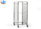RK Bakeware China Foodservice NSF Kustom Stainless Steel Oven Baking Tray Trolley Double Oven Rack