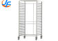 RK Bakeware China Foodservice NSF Kustom Stainless Steel Oven Baking Tray Trolley Double Oven Rack