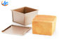 RK Bakeware China Foodservice NSF Kapasitas Besar Baking Pullman Pan Toast Box Dengan Penutup Pullman Bread Pan