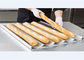 RK Bakeware China Foodservice NSF Australia Mackies 5 Seruling Antilengket Aluminium Baguette Baking Tray
