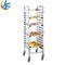 RK Bakeware China- Aluminium Commercial Baking Tray Trolley / Rak Troli Kue Stainless Steel 32 Nampan