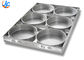 RK Bakeware China Foodservice Chicago Metallic 6 Straps Aluminium Round Cheese Cake Pan Glazed