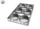 RK Bakeware China Foodservice Chicago Metallic Slicone Glazed Round Angle Cake/Cheese Cake Baking Tray Antilengket