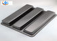 RK Bakeware China Foodservice NSF Telfon Coat Aluminium Loaf Pans Pullman Three Cup Loaf Pan Tembaga Trisagna Pan