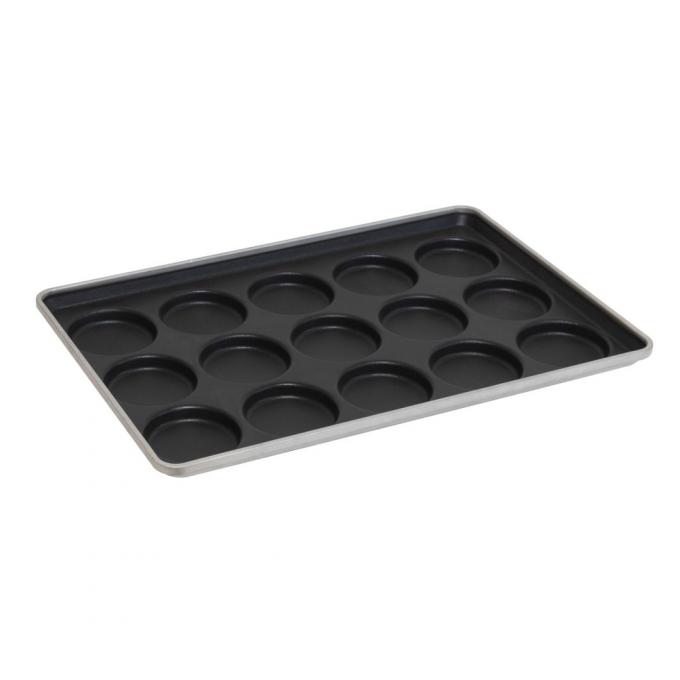 Rk Bakeware China-42865 48 Cup 2.2 Oz. Glazed Aluminized Steel Specialty Brownie Bite Pan/ Square Muffin Cake Pan