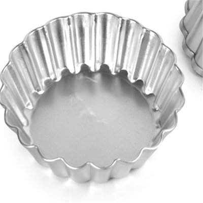 Rk Bakeware China-5 7/8&quot; X 1 1/2&quot; Panci Tart / Quiche Bergalur Anti Lengket dengan Bagian Bawah yang Dapat Dilepas