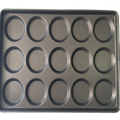 RK Bakeware China Foodservice NSF Glaze Nonstick 4.5 Inch dan 5 Inch Hamburger Bun Baking Tray