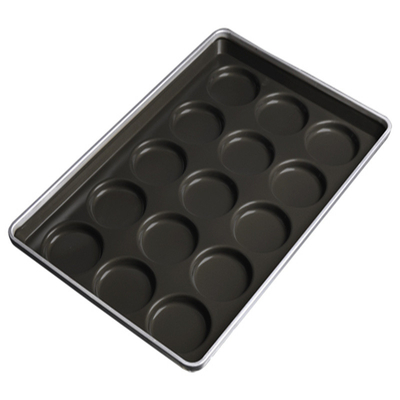 Rk Bakeware China-3.5 Inci 4 Inci 4.5 Inci 5 Inci Hamburger Bun Pan Hamburger Bun Tray Hambuger Roti Baking tray T