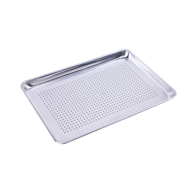 Rk Bakeware China-40855 Ukuran Penuh 16 Gauge Mengkilap 12 7/8 &quot;X17 3/4&quot; Aluminium Sheet Bun Pan Tray