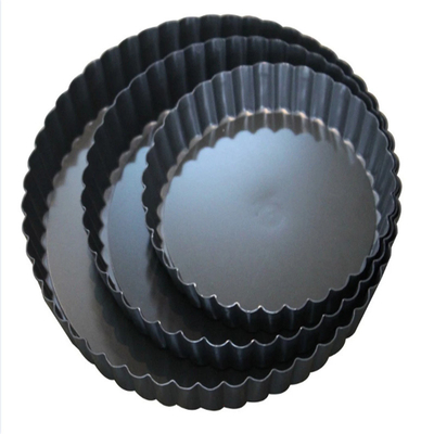 Rk Bakeware China- Aluminium Anodized Keras Basis Longgar Bergalur Quiche Pan