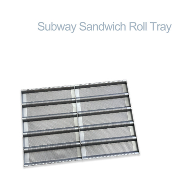 Rk Bakeware China-Aluminium Nonstick Subway Sandwich Roll Baking Tray