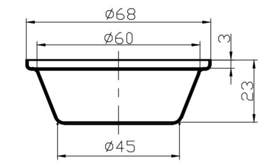 Rk Bakeware China Self Cutting Savoury Pie Tin Pallet Tray