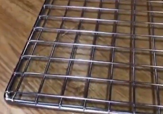 Rk Bakeware China-18&amp;rdquor; &amp; 16&amp;rdquor; SUS304 Stainless Steel Bakery Bread Cooling Wires Cooling Rack untuk Toko Roti Australia
