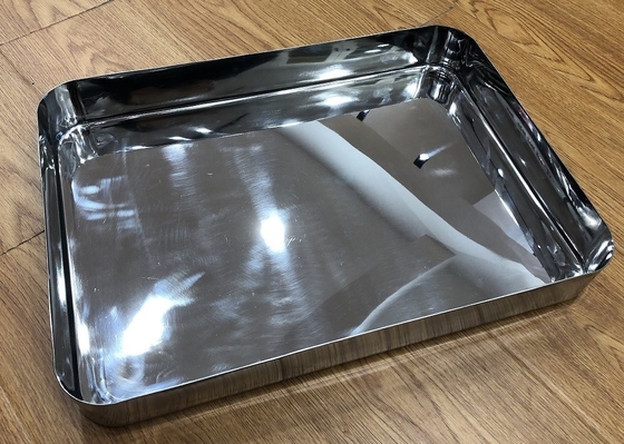 Rk Bakeware China-304/316 Makanan Beku Deep Drawn Wajan Pemanggang Stainless Steel Kecil dan Nampan Dapur Stainless Steel untuk Memanggang, Memanggang, Penyimpanan