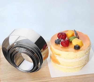RK Bakeware China Foodservice NSF Cetakan Kue Disesuaikan Kecil Cincin Kue Cetakan Kue Pan
