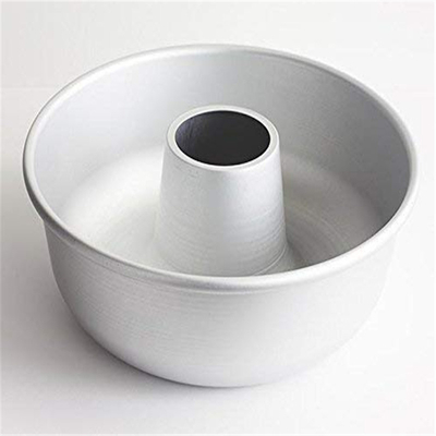 RK Bakeware China Foodservice NSF Aluminium Chimney Shape Cake Pan Aluminium Angel Cake Pan