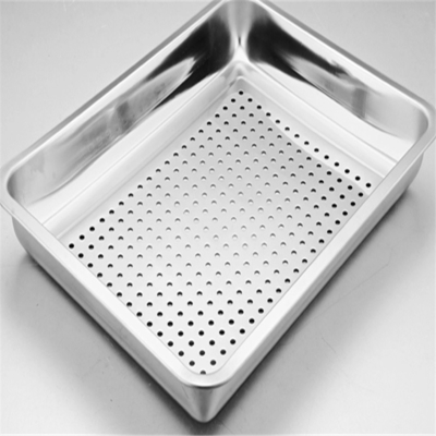 RK Bakeware China Foodservice NSF Ukuran Penuh 600X400 Aluminium Berlubang Datar Panci Shee Bun / Loyang Roti