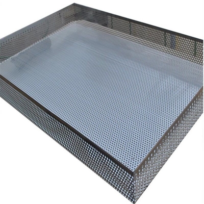 RK Bakeware China Foodservice NSF Custom 4 Side Perforated 304 Stainless Steel Dry Tray