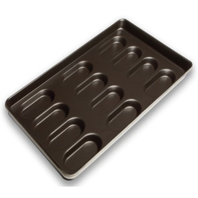 RK Bakeware China Foodservice NSF 4.5 Inch 5 Inch Roti Burger Antilengket dan Baki Roti Roti Hot Dog