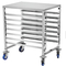 RK Bakeware China Custom Stainless Steel Restaurant Food Catering Service Transport Trolley/Teh Cart for Kitchen