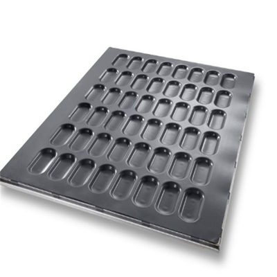 RK Bakeware China Foodservice NSF Durashield Coating 5 Channel Stackable Tablock Baguette Tray