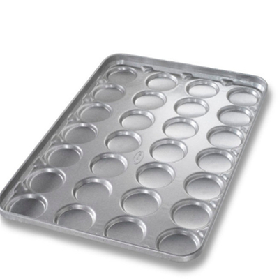 RK Bakeware China Foodservice NSF Durashield Coating Hamburger Pan Baking Tray Dengan Iga Struktural