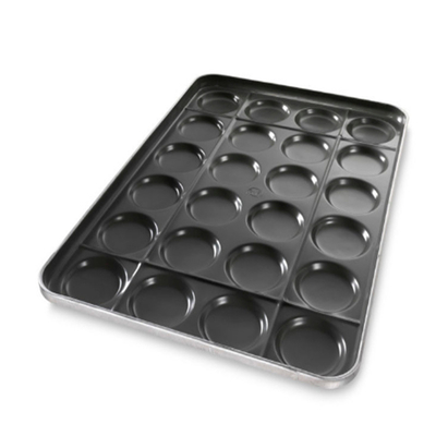 RK Bakeware China Foodservice NSF Durashield Coating Hamburger Pan Baking Tray Dengan Iga Struktural