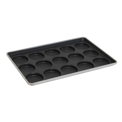 Rk Bakeware China-Slicone Glazed Cupcake Muffin Custard Cake Baking Tray untuk Lini Cupcake Industri