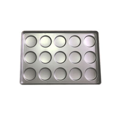 RK Bakeware China Foodservice NSF 45727 28 Kompartemen Baja Aluminized Glazed Mini Loaf Specialty Muffin Pan