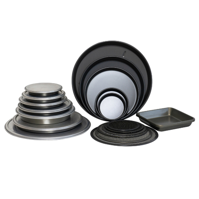 Rk Bakeware China-Customized Aluminium Alloy Round Bread Pan Bawah Highwall Cetakan Kue Ulang Tahun