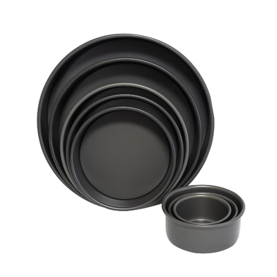 Rk Bakeware China-Customized Aluminium Alloy Round Bread Pan Bawah Highwall Cetakan Kue Ulang Tahun