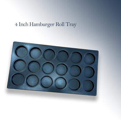 RK Bakeware China Foodservice NSF WEHS 102 Round Deep 102mm Nonstick 4 Inch Hamburger Roll Tray