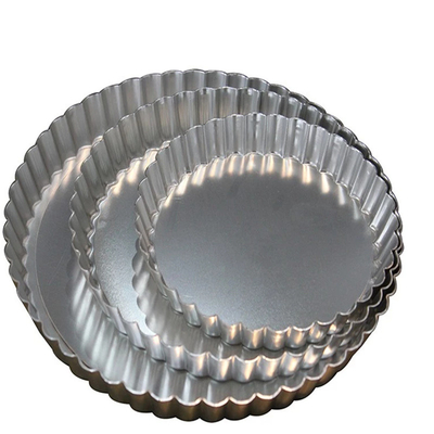 Rk Bakeware China-Anti Lengket Basis Longgar Bergalur Quiche Pan